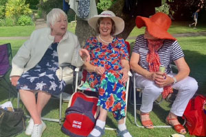 Malvern u3a members smiling and laughing together 