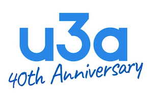 u3a 40th anniversary logo