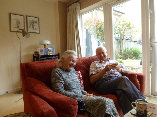 Ruth Russell Laughing