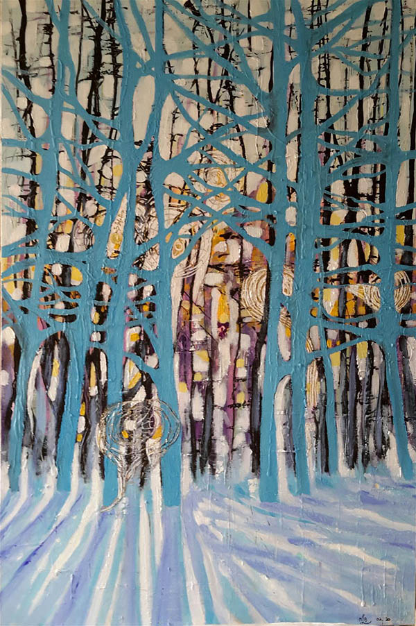 'Blue Forest' by Lisa of Hartley Wintney & District u3a
