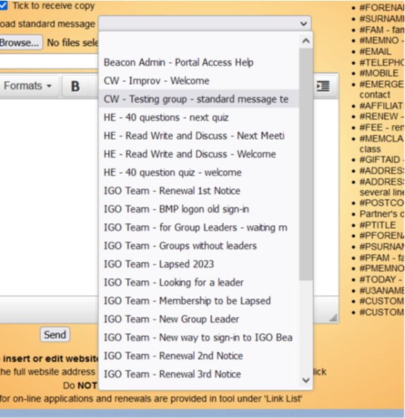 Standard Message Info 04