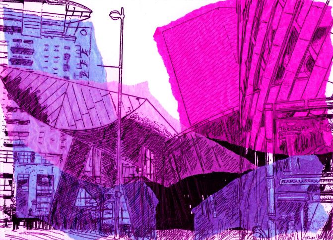 'Lowry View' by Jacquie Melia, Clitheroe u3a