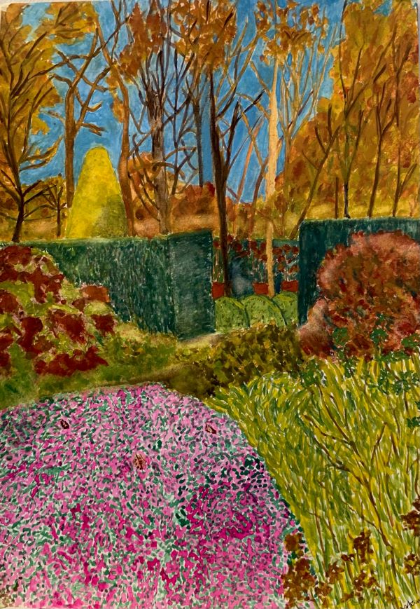'October Garden' by Nicholas Hanison, Hampstead Garden Suburb u3a
