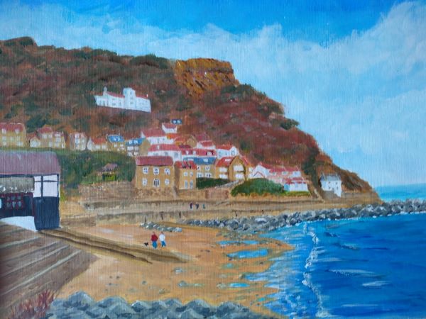 'Runswick Bay' by Neil Collins, Hale & District u3a