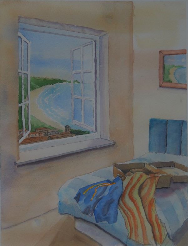 'The beach' by David Wrigley, Fleet u3a