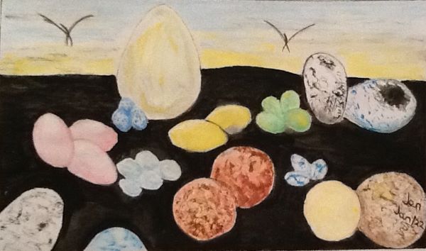 'Chicken or egg?' by Jen Russell, Thanet u3a