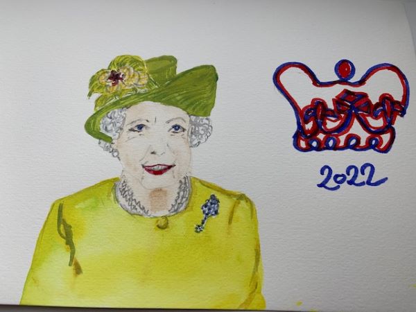 'God Bless the Queen' by Anona Hermes, Doncaster u3a