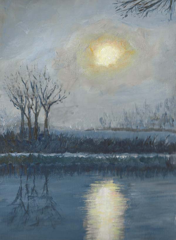 'Bridgewater Canal at Dusk' by Neil Collins of Hale & District u3a