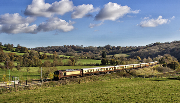 'Steam train' by Janet Rutter of Devizes & District u3a