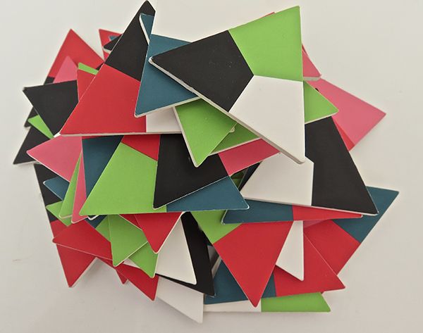 'Triangles' by Llinos Harris of Hartley Wintney & District U3A