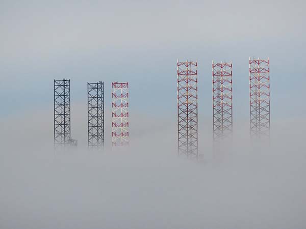 'Towers in the mist' by Mike Taylor of Dundee u3a