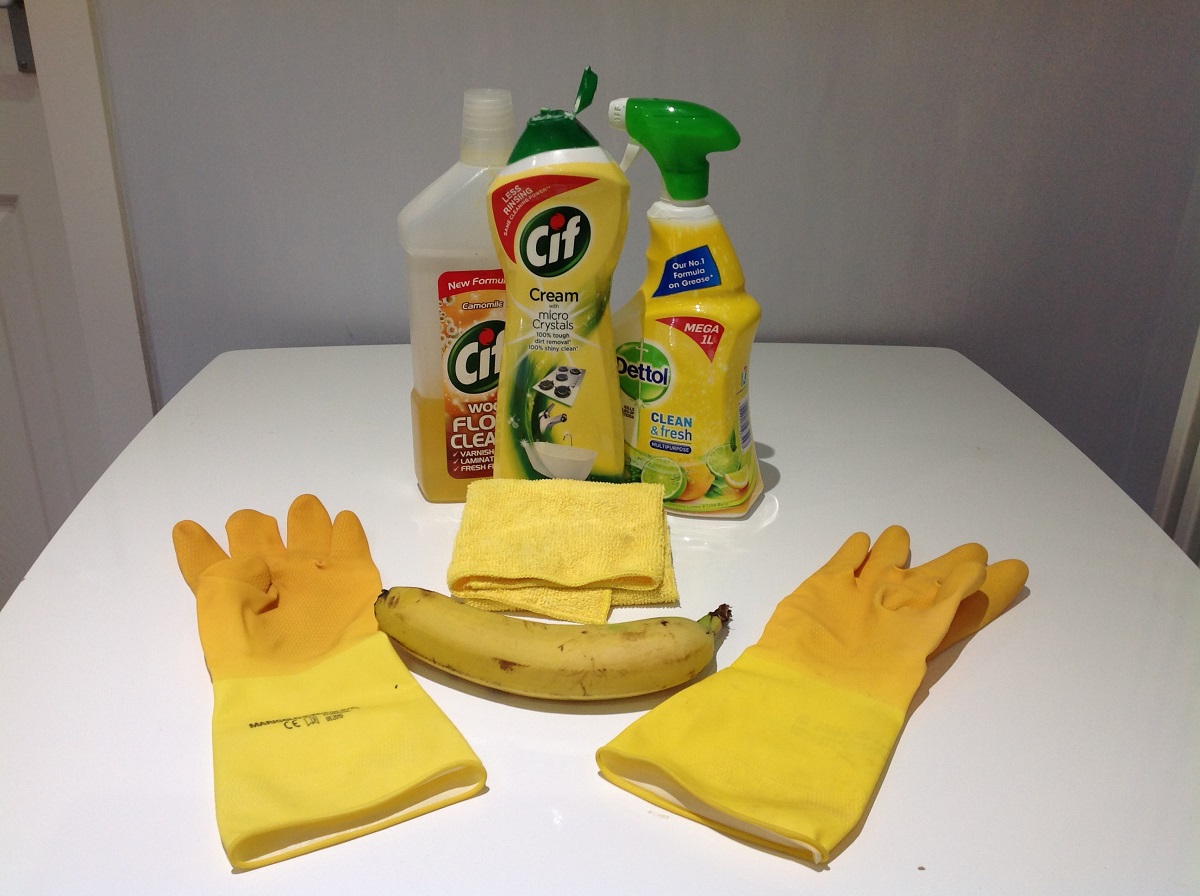 'Cleaning' by Janette Stevenson of Falkirk U3A