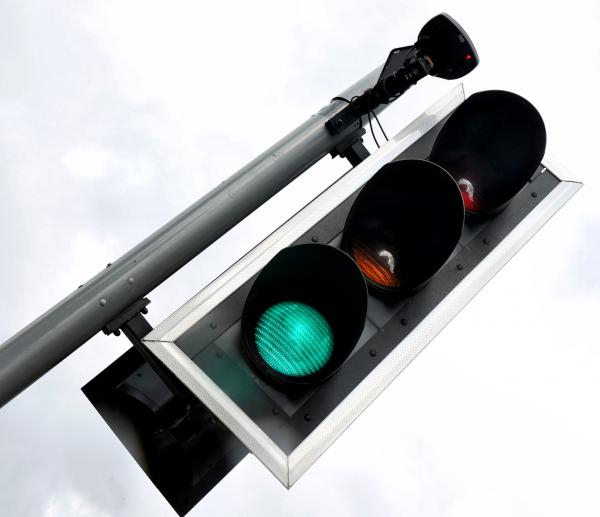 'Traffic Light' by Janet Rutter of Devizes & District u3a