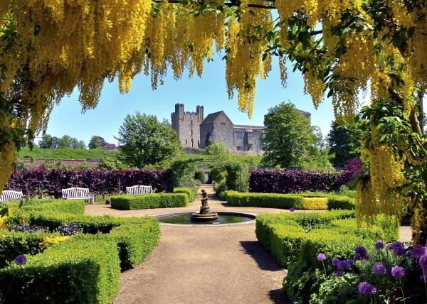 'Castle from Garden' by David Mogg of Mawdesley u3a