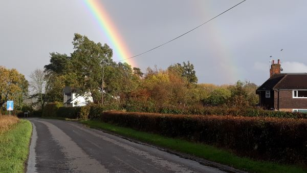 'Double Rainbow' by Marie of Ashford & District u3a