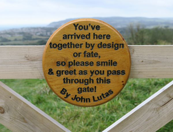 'Friendly Gate' by Jackie Price of St Helens u3a