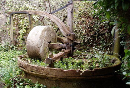 an old cider press. 